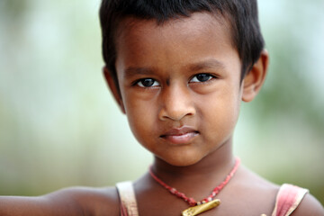 portrait of a little girl