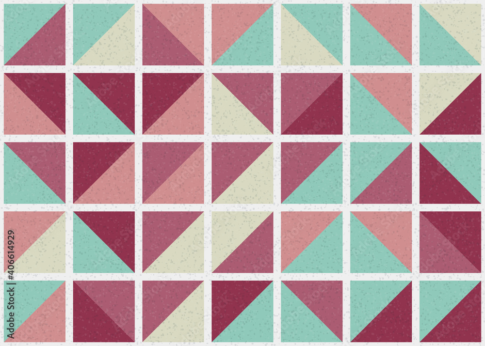 Abstract Geometric Pattern generative computational art illustration