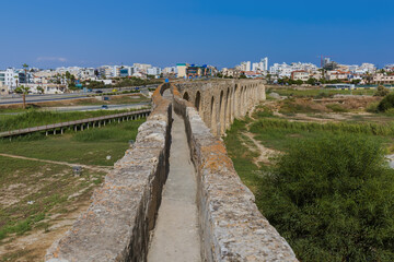 Wall Mural - Old Aqueduct in Larnaca Cyprus