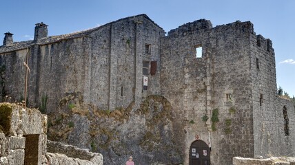 Wall Mural - La Couvertoirade sur le plateau du Larzac