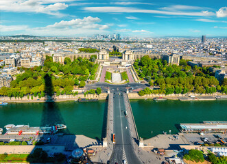Fototapete - Paris from above