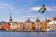 Stockholm Old Town City Skyline, Cityscape Of Sweden