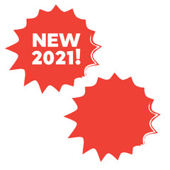 Wall Mural - new stamp set. new sale icon. new red labels.