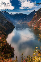 Poster - View over the Königssee in Berchtesgadener Land, Bavaria, Germany.