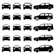 © Рудой Максим - Car set icon, logo isolated on white background