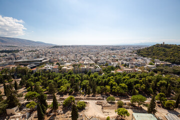 Wall Mural - view of the city Athens Capital of Greece