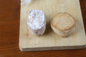 Wall Mural - typical spanish christmas cakes known as polvorones