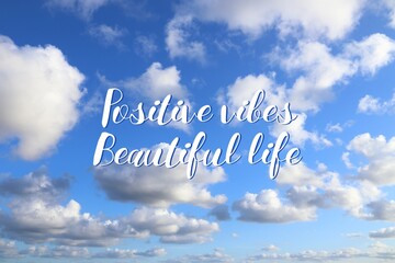 Wall Mural - Positive vibes poster