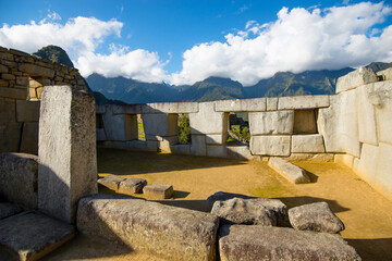 Canvas Print - Temple of the Three Windows - Machu Picchu, Peru