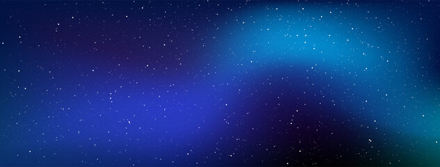 Wall Mural - beautiful galaxy background. stardust in deep universe and bright shining stars in cosmic. vector il