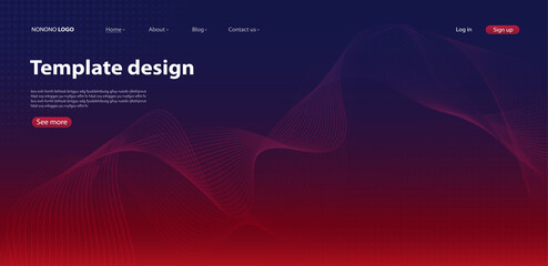 Poster - Abstract background modern design. Landing Page. Template for websites or apps.Vector.