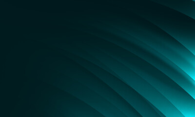 abstract wave teal green black dark gradient geometric background.curved lines graphic design.