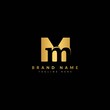 MM letter combination concept for company and business logo.