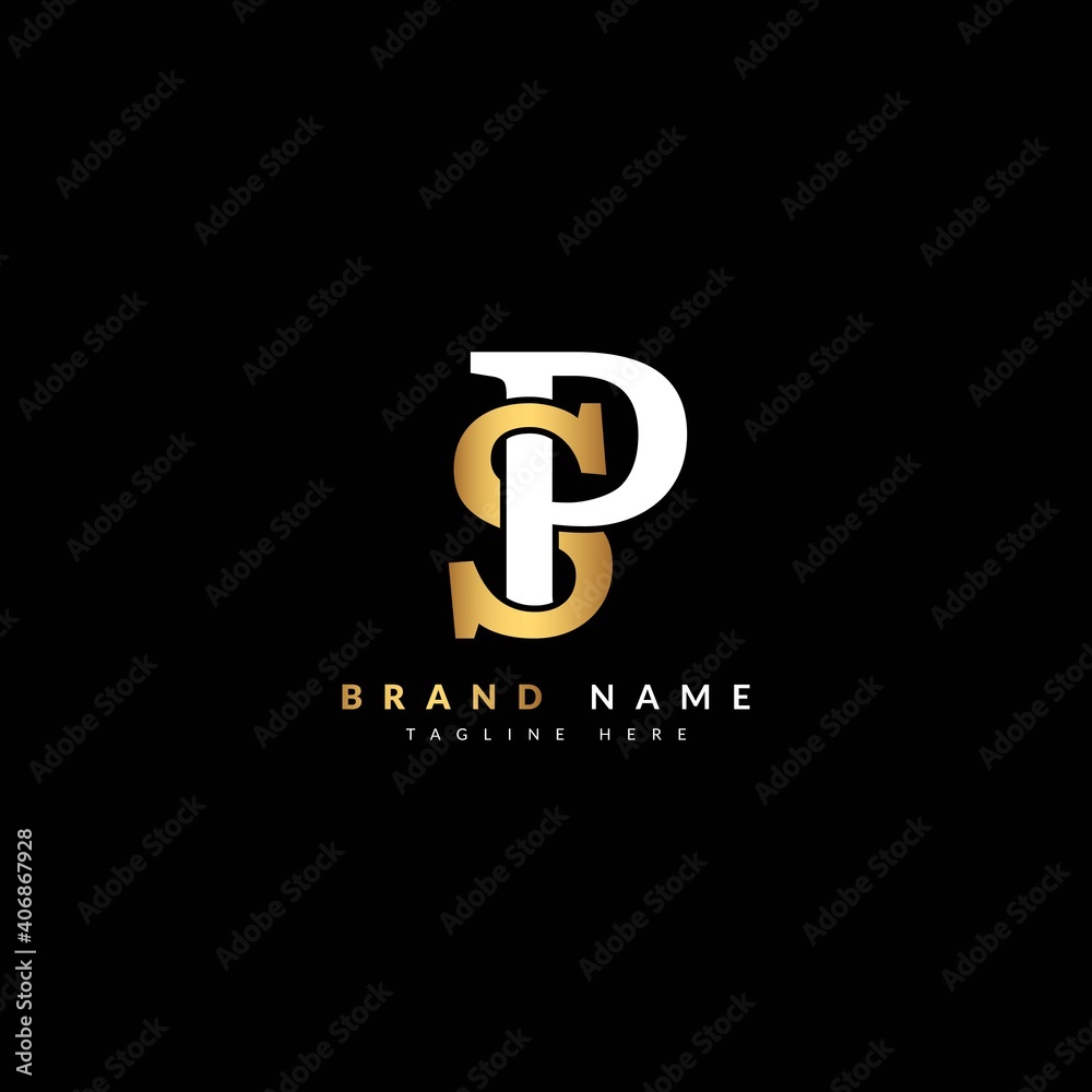 SP PS letter composite concept for company and business logo. Luxury logo  design. Stock Vector | Adobe Stock, image size:1000x1000