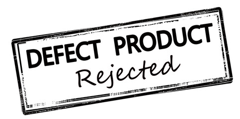 Poster - Defect product rejected