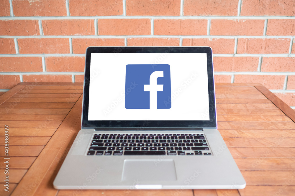Facebook logo editorial illustrative Stock Photo | Adobe Stock