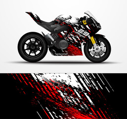 Motorcycle Sportbikes wrap decal and vinyl sticker design.