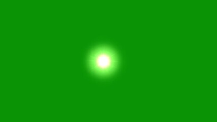 Wall Mural - Shining star motion graphics with green screen background