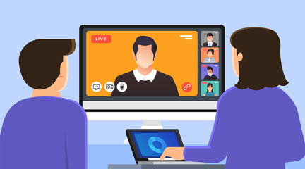 Canvas Print - Video Conference 10