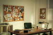 © New Africa - Detective workplace and evidence board in modern office