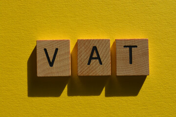 Wall Mural - VAT acronym