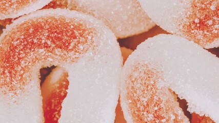 Poster - Beautiful marmalade candies. smooth zoom effect