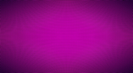 Wall Mural - led screen texture. digital display. tv pixel background. lcd monitor with dots. pink television vid