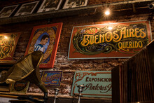 La Boca, Buenos Aires, Inside Old Bar "La Perla" Founded In 1882, Located In The Neighborhood Of La Boca, In Buenos Aires, Argentina.
