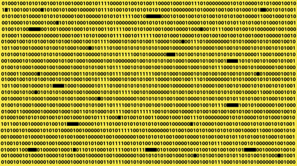 Binary code in a vector.Cyber data, decryption, and encryption in vector.Zero and one background.