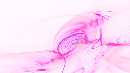 Poster - Abstract digital technology background. Dynamic lines composition. Detailed generative fractal graphics.