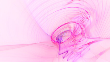 Poster - Abstract digital technology background. Dynamic lines composition. Detailed generative fractal graphics.