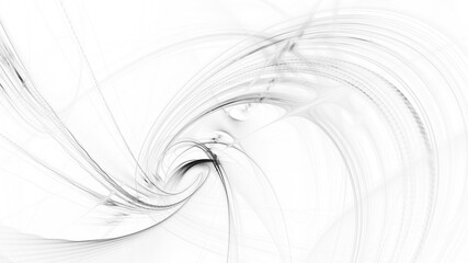 Aufkleber - Abstract digital technology background. Dynamic lines composition. Detailed generative fractal graphics.