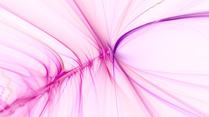 Poster - Abstract digital technology background. Dynamic lines composition. Detailed generative fractal graphics.