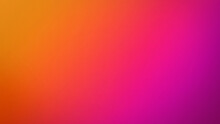 Pink, Purple, Orange And Yellow Gradient Summer Defocused Blurred Motion Abstract Background, Vivid Colors Smooth Digital Design Element Widescreen Background Blur, Bright Vibrant Neon Sunset Colors