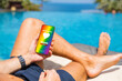 © Kaspars Grinvalds - Man using gay and LGBT dating app on his mobile phone
