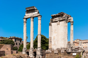 Wall Mural - Tempel von Castor und Pollux in Rom