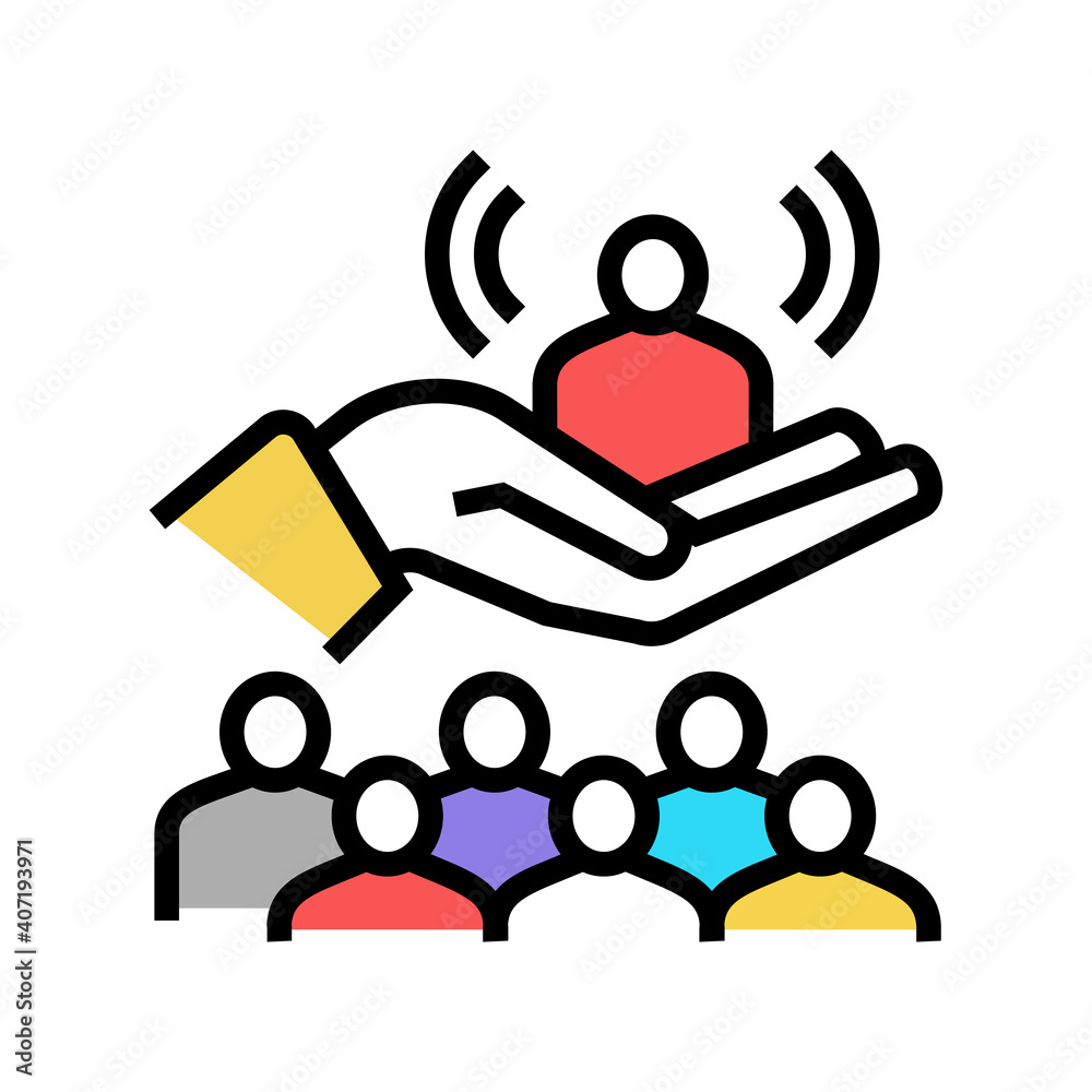 loyalty people value color icon vector. loyalty people value sign. isolated  symbol illustration Stock Vector | Adobe Stock, image size:1000x1000