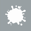 © CHAIYAPHON - vector illustration of a splash of water. Splash and blot design, shape creative illustration. white milk splash and blot. milk drop.