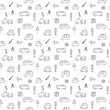 © saint_antonio - Cute Cars Seamless Pattern, Cartoon transportation Doodles Background, vector Illustration