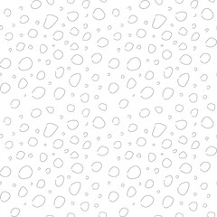 Poster - Doodle circles seamless. Vector seamless background with circles.