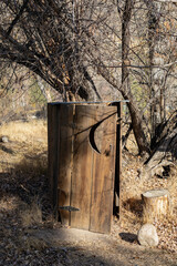 Wall Mural - Old Outhouse