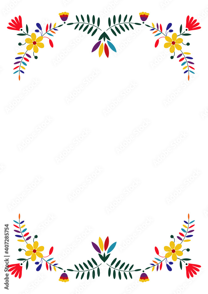 Mexican embroidery style. Design template for fiesta invitation, wedding and birthday invitation card, greeting card, restaurant menu Stock Vector | Adobe Stock mexican-embroidery-style-design-template-for-fiesta-invitation-wedding-and-birthday-invitation-card-greeting-card-restaurant-menu-stock-vector-adobe-stock