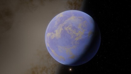 planets and galaxy, science fiction wallpaper. beauty of deep space. billions of galaxy in the unive