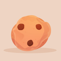 Sticker - Isolated cookie icon