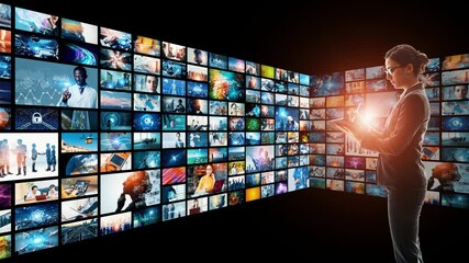 Poster - 映像コンテンツ　動画配信サービス