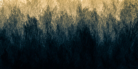 Aufkleber - Abstract art grunge paint background by deep blue and gold splash texture in concept grunge, luxury, retro.
