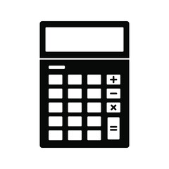 Wall Mural - Calculator vector, Digital marketing line style icon editable stroke on white background
