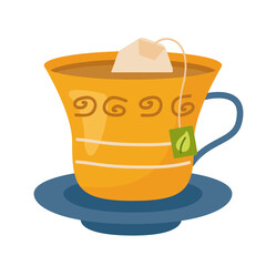 Wall Mural - tea cup icon vector design