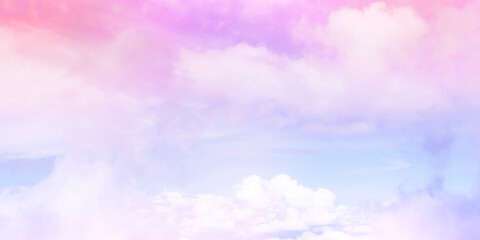 Wall Mural - abstract blurred beautiful soft cloud background. pastel swirl multicolored gradient. concept for we