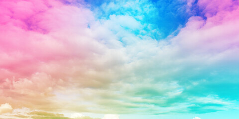 Wall Mural - abstract blurred beautiful soft cloud background. pastel swirl multicolored gradient. concept for we